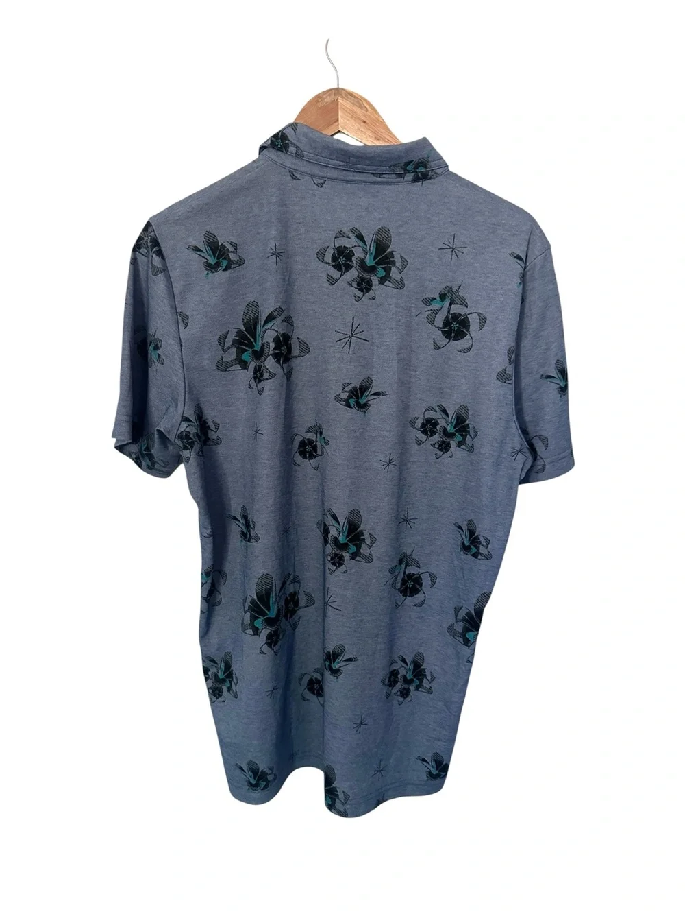 Travis Mathew Speed Runner Polo Blue Size Medium
